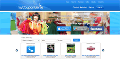 Desktop Screenshot of mycoupongenie.com